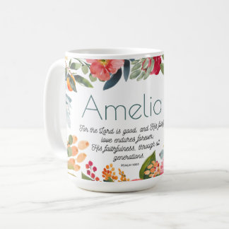 Die Liebe des Herrn hält die Tasse eines hellen Bl