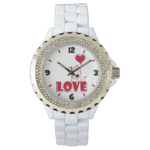 Die Liebe des Hundes Armbanduhr
