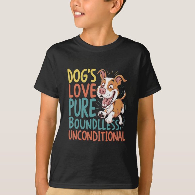 Die Liebe des Hundes ist rein und bedingungslos T-Shirt (Vorderseite)