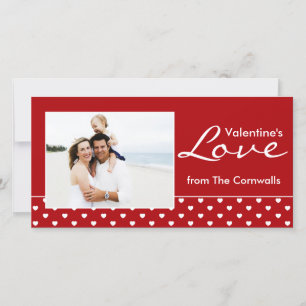 Die Liebe des roten Valentines Feiertagskarte