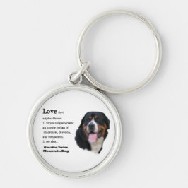 Die Liebe des Schweizer Hundes ist... Schlüsselanhänger