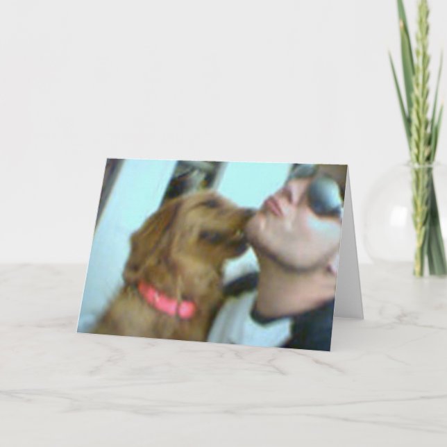 Die Liebe des Welpen! Karte (Vorderseite)