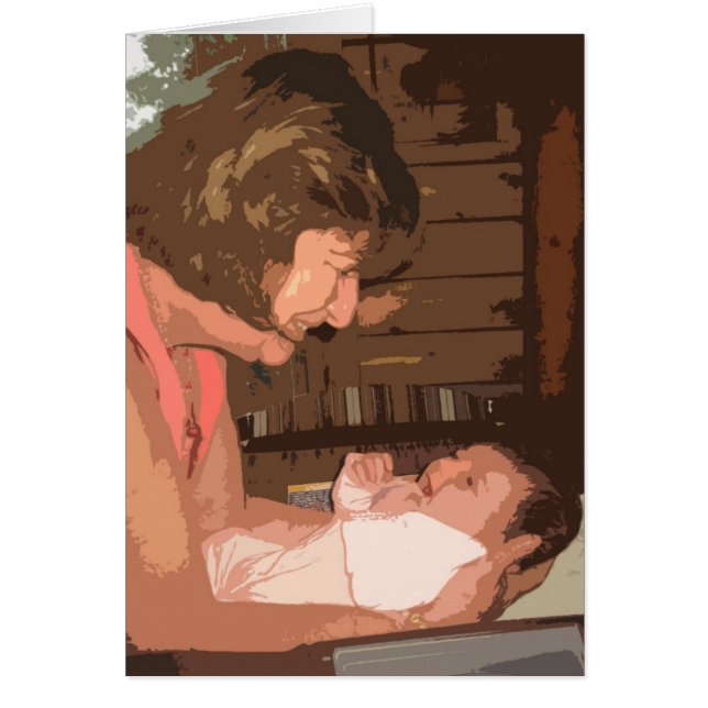 Die Liebe einer Großmutter - Karte (Vorne)