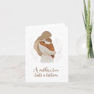 Die Liebe einer Mutter dauert ein Leben Karte