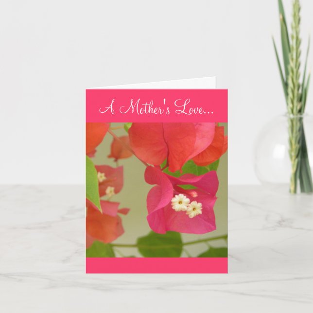 Die Liebe einer Mutter… Feiertagskarte (Vorderseite)