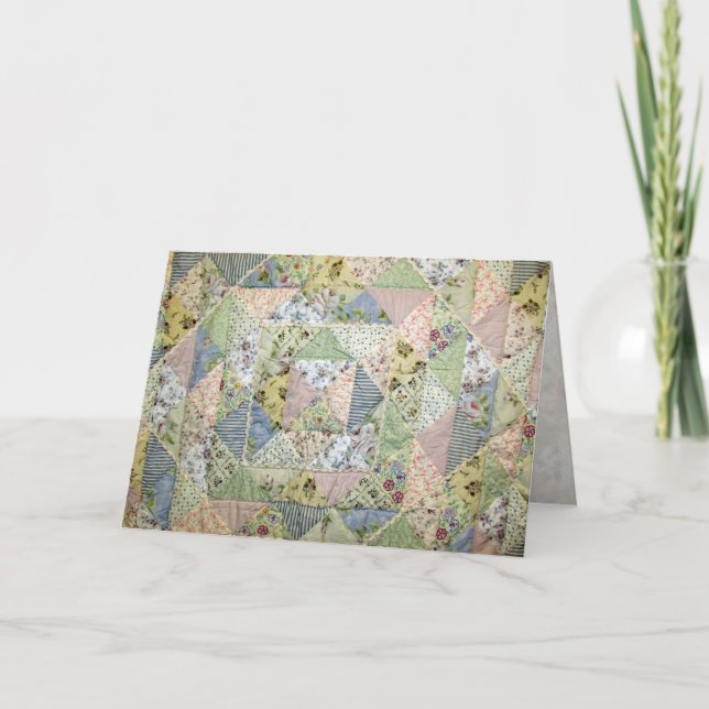 Die Liebe einer Mutter ist ein Flickwerk der Liebe Karte (Vorderseite)