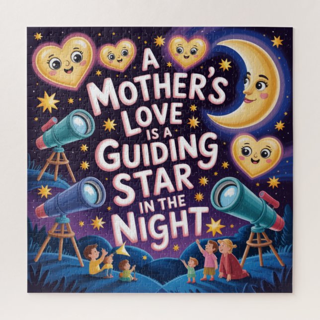 Die Liebe einer Mutter ist ein Leitstern in der Na Puzzle (Vertikal)