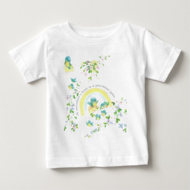 Die Liebe einer Mutter ist ein Wertvolles Geschenk Baby T-shirt (Vorderseite)