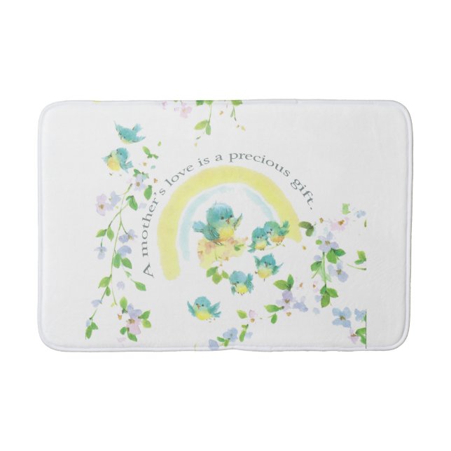 Die Liebe einer Mutter ist ein Wertvolles Geschenk Badematte (Vorderseite)