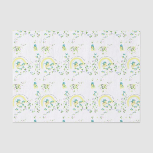 Die Liebe einer Mutter ist ein Wertvolles Geschenk Seidenpapier (Vorderseite)