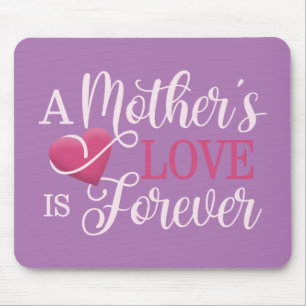 Die Liebe einer Mutter ist Forever Quote  Mousepad
