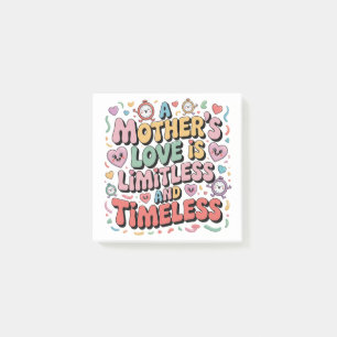 Die Liebe einer Mutter ist grenzenlos und zeitlos Post-it Klebezettel