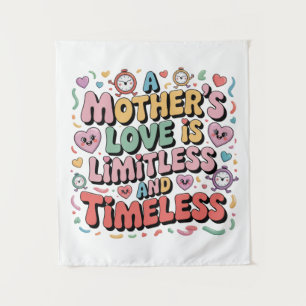 Die Liebe einer Mutter ist grenzenlos und zeitlos Wandteppich