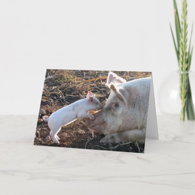 Die Liebe einer Mutter Karte (Vorderseite)