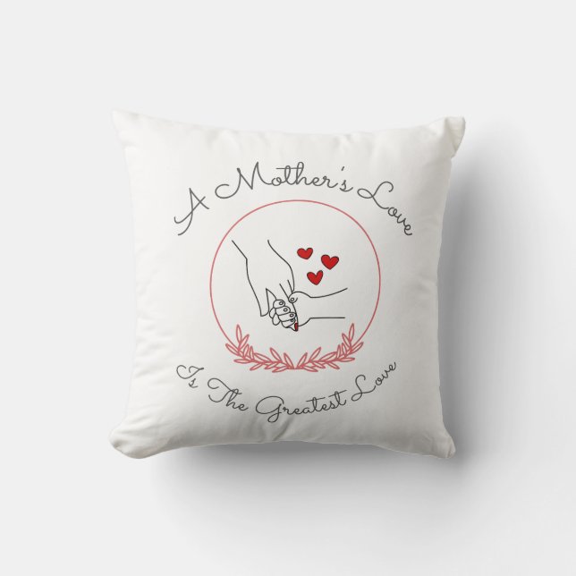 Die Liebe einer Mutter Kissen (Vorderseite)