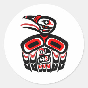 Die Liebe einer Mutter Runder Aufkleber