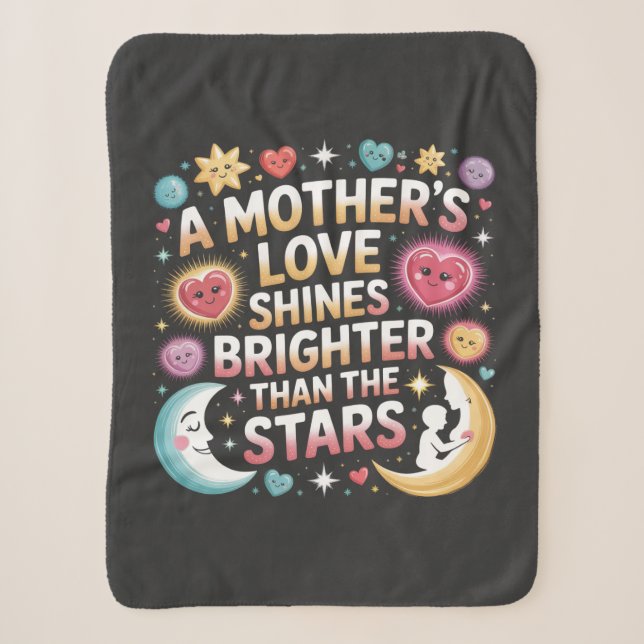 Die Liebe einer Mutter scheint heller als die Ster Sherpadecke (Vorderseite)