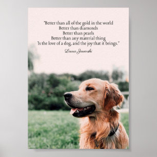 Die Liebe eines Dog Poster von Laura Jaworski