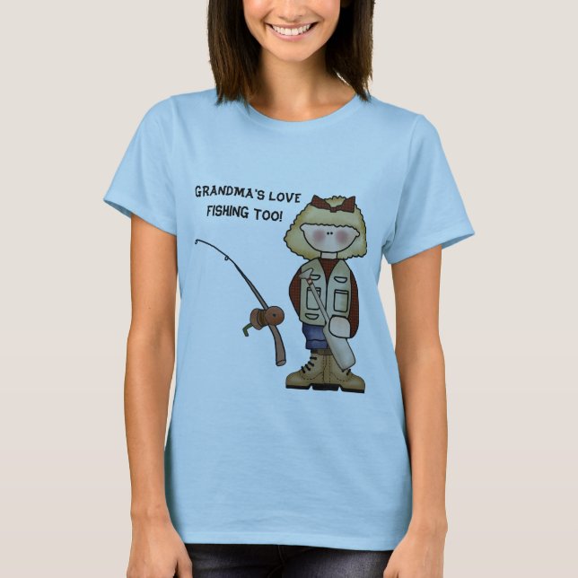 DIE LIEBE-FISCHEREI DER GROSSMUTTER T-Shirt (Vorderseite)