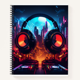 Die Liebe für Musik Notizbuch