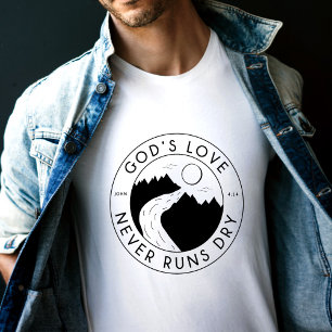 Die Liebe Gottes führt niemals die trockene Bibel  T-Shirt