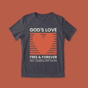 Die Liebe Gottes für immer kein Abonnement Christl Tri-Blend Shirt