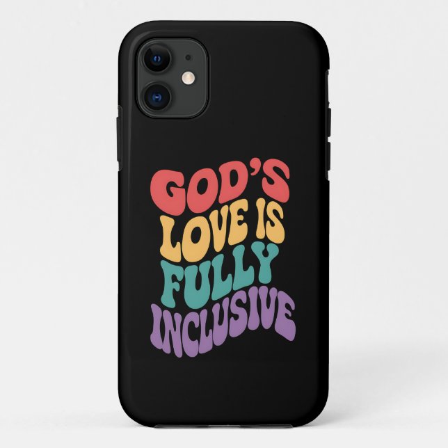 Die Liebe Gottes ist vollständig inklusiv Christli Case-Mate iPhone Hülle (Rückseite)