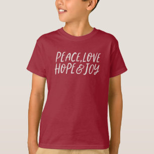 Die Liebe hofft, dass die Urlaubsbotschaft von Wei T-Shirt