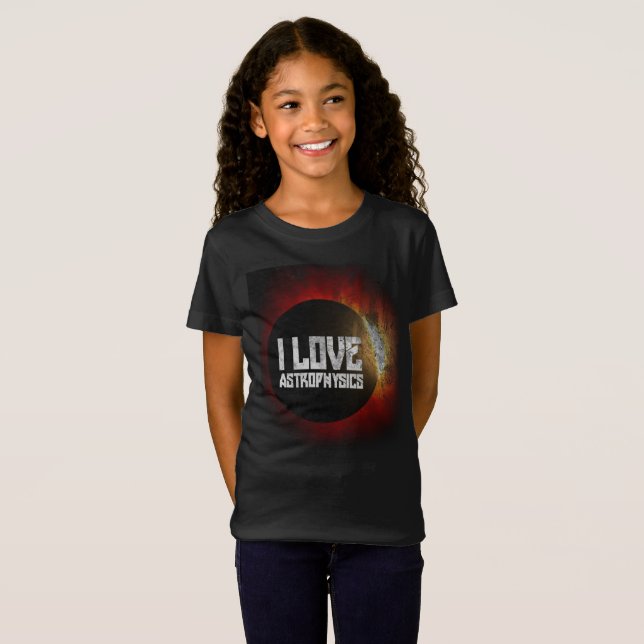 Die Liebe I Astrophysik-Shirt für T-Shirt (Vorne ganz)
