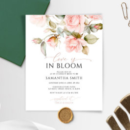 Die Liebe ist in Bloom Bridal Dusche Einladung