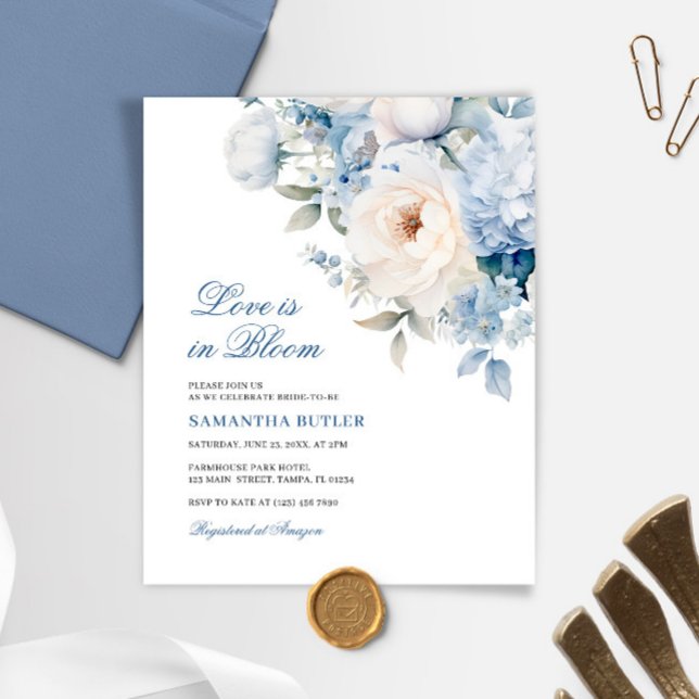 Die Liebe ist in Bloom Bridal Dusche Einladung (Von Creator hochgeladen)