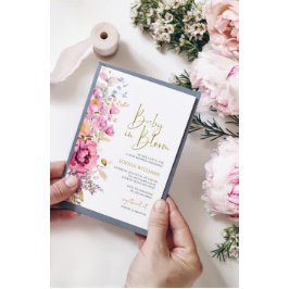 Die Liebe ist in Bloom Bridal Dusche Einladung