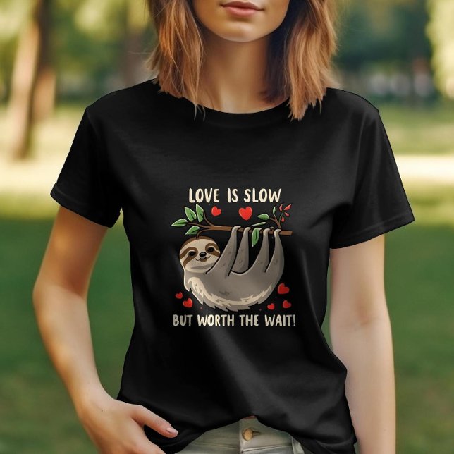 Die Liebe ist langsam, aber es lohnt sich die Nied T-Shirt (Von Creator hochgeladen)
