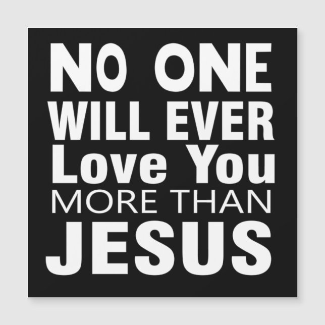 Die Liebe Jesu Magnetkarte (Vorderseite)