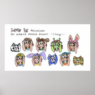 Die Liebe konzentriert sich auf ...das Gesetz des  Poster