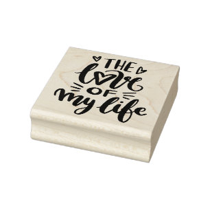 Die Liebe meines Lebens Gummistempel