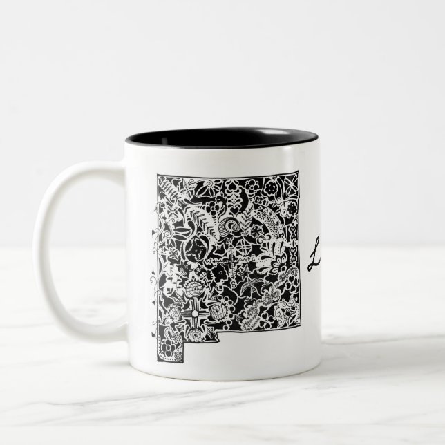 Die "Liebe-New-Mexiko" Tasse (Links)