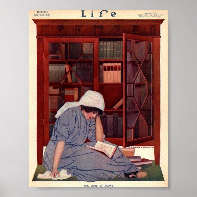 Die Liebe, Print zu lesen Poster (Vorne)