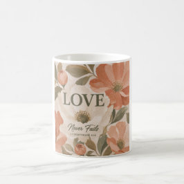 DIE LIEBE SCHEITERT NIE | Christliches Hochzeitsge Kaffeetasse