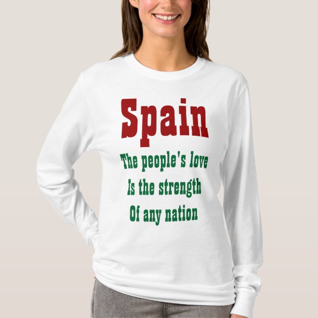 Die Liebe spain T - Shirt (Vorderseite)