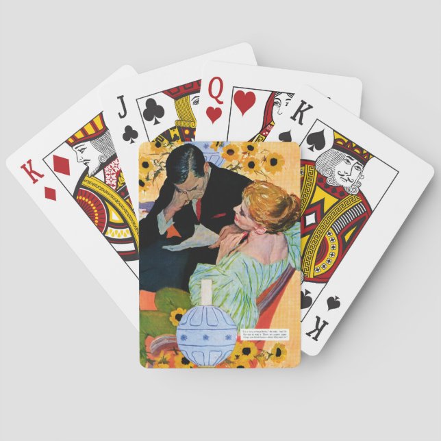 Die Liebe stirbt langsam Spielkarten (Rückseite)