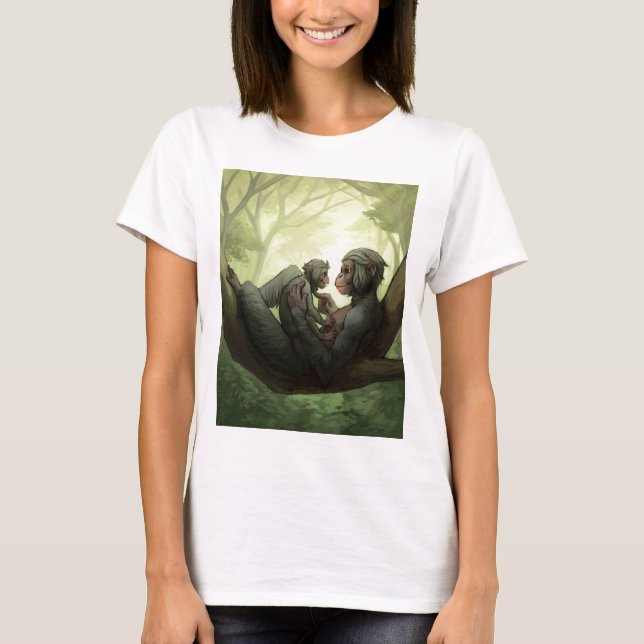 Die Liebe-T - Shirt einer Bonobo-Mutter (Vorderseite)