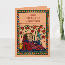 Die Liebe wird weiterhin am höchsten sein Feiertagskarte