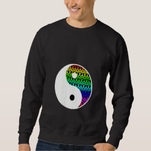 Die Liebe Yin und Yang Peace Symbol signalisieren Sweatshirt