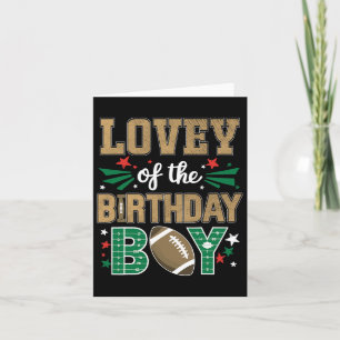 Die Liebe zum Geburtstag des Boy Football Matching Karte