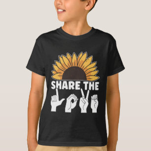 Die Liebe zur Sensibilisierung der amerikanischen T-Shirt