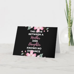 Die Liebe zwischen einer Mutter und einer Tochter  Feiertagskarte