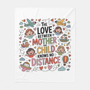 Die Liebe zwischen Mutter und Kind Fleecedecke