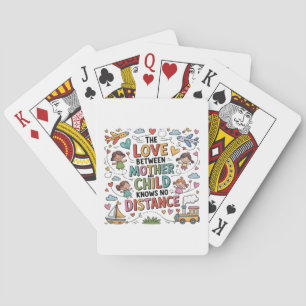 Die Liebe zwischen Mutter und Kind Spielkarten