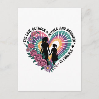 Die Liebe zwischen Mutter und Tochter ist für imme Postkarte